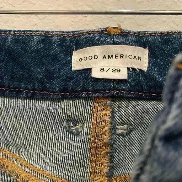 NWT GOOD AMERICAN GOOD LEGS SKINNY JEANS IN INDIGO234 Sz 8/29 - Picture 7 of 8